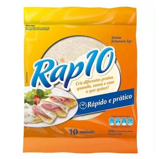 Rap10 pão tortilha tradicional (330 g)