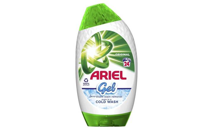 SAVE £1.50: Ariel Washing Liquid Laundry Detergent Gel Original 840ml 24 Washes (403875)