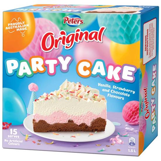 Peter's Original Ice Cream Party Cake 1.5L