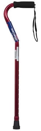 Walgreens Offset Cane, Maroon (1.28 oz)