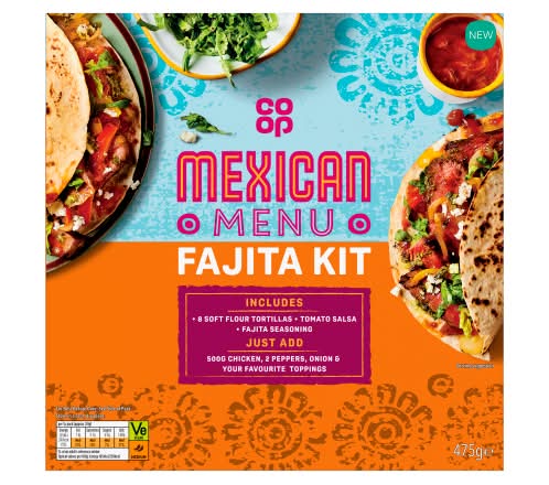 Co-op Mexican Menu Fajita Kit (475g)