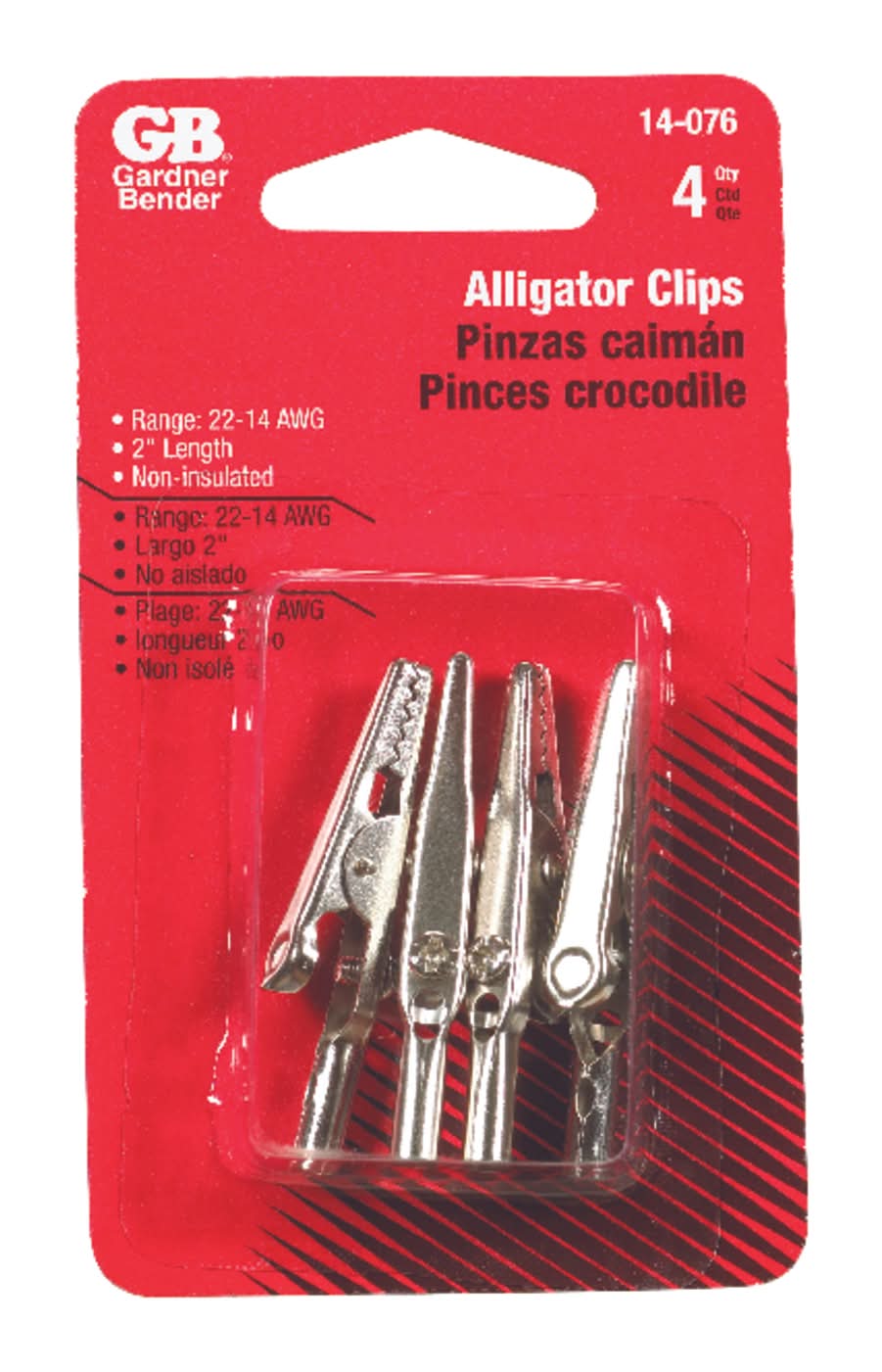Gardner Bender Alligator Clips 4 Pk