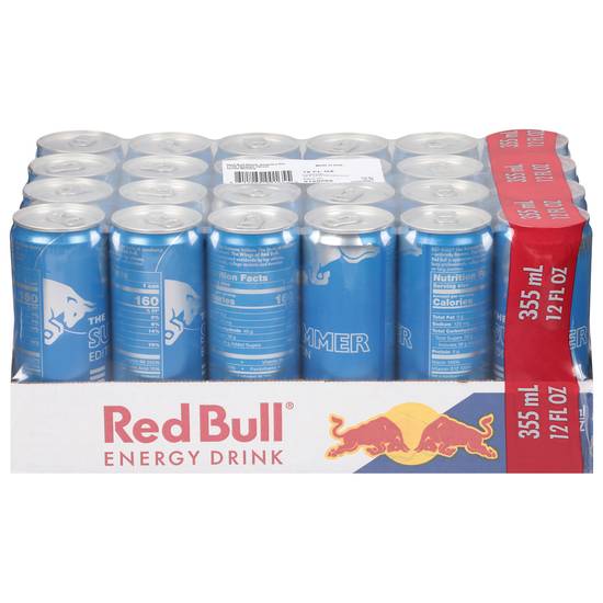Red Bull the Summer Edition Juneberry Energy Drink (24 ct, 12 fl oz)