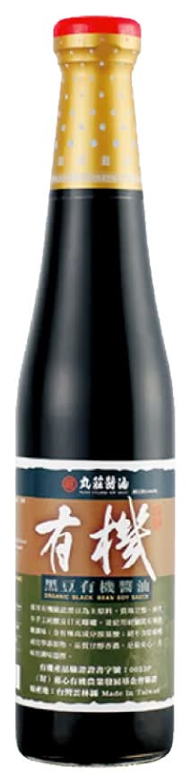 丸莊-黑豆有機醬油(420ml/罐)