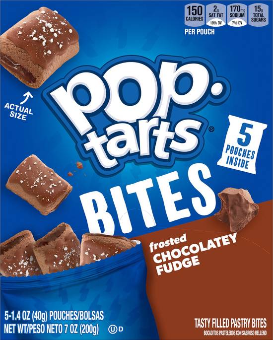 Pop-Tarts Bites Frosted Tasty Filled Pastry Bites (5 ct)(chocolately fudge)