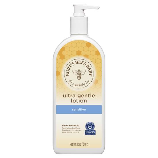 Burt's Bees Baby Ultra Gentle Lotion With Aloe For Sensitive Skin, Pediatrician Tested