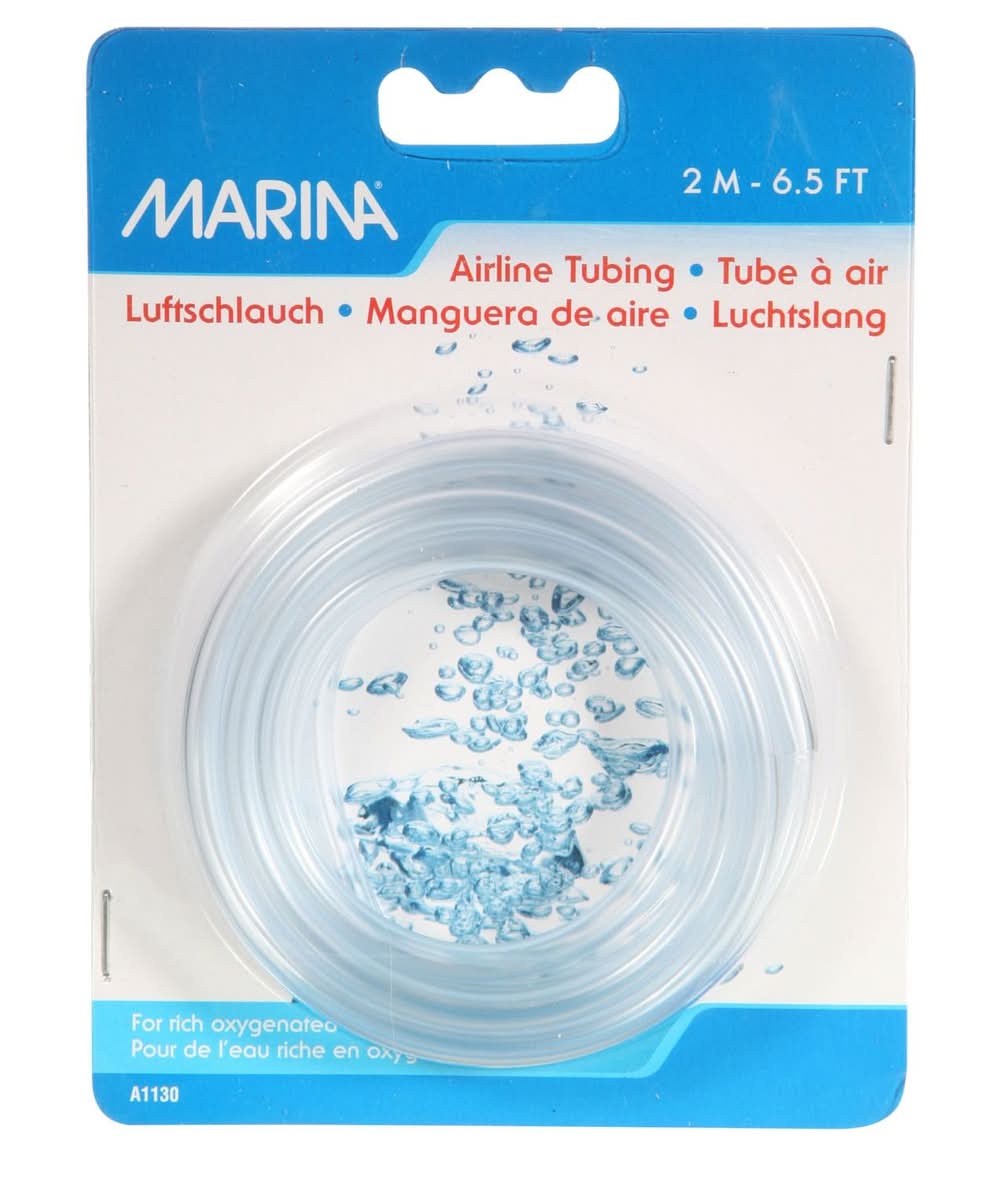 Marina PVC Clear AirlineTubing, 6.5 ft