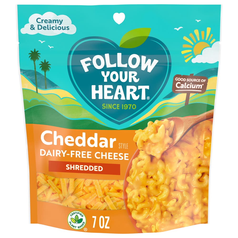 Follow Your Heart Dairy Free Finely Cheddar Style Shredded Cheese (7 oz)
