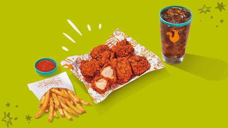 6Pc Boneless Wings Combo