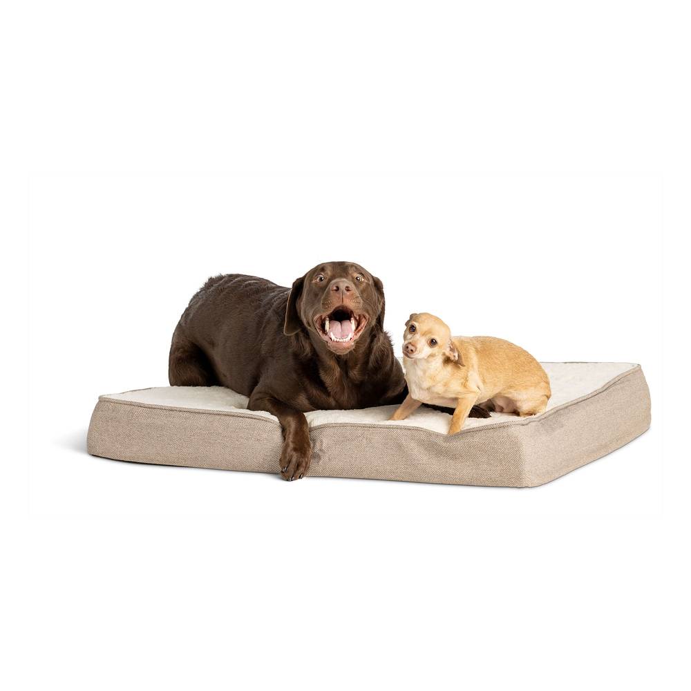 Top Paw® Orthopedic Mattress Dog Bed (Color: Tan, Size: 30\"L X 38\"W X 5\"H)
