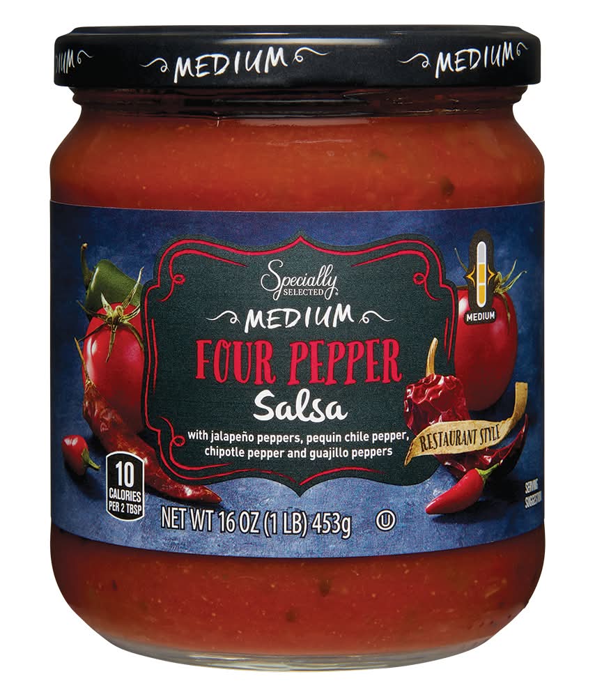 Specially Selected Four Pepper Restaurant Style Medium Salsa (1 lbs)