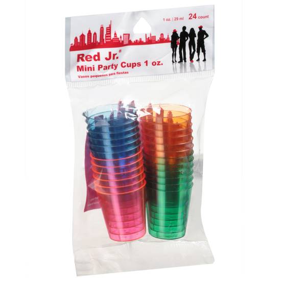 Red Jr Mini Party Cups (24 ct)