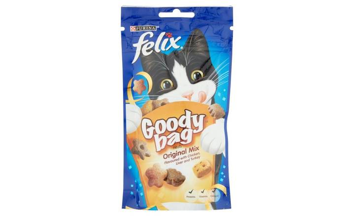 Felix Goody Bag Adult Cat Treats Original Mix 60g (381253)