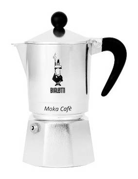 Bialetti Cup Moka Stovetop Espresso Maker (silver)