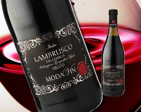【2本購入でうち1本無料】ランブルスコ・デッレ・エミリア　セッコ　モダヴィン【428621】LAMBRUSCO ROSSO SECCO(微発泡)