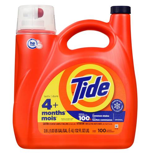 Tide Original Liquid Laundry Detergent 100 Loads (3.9 L)