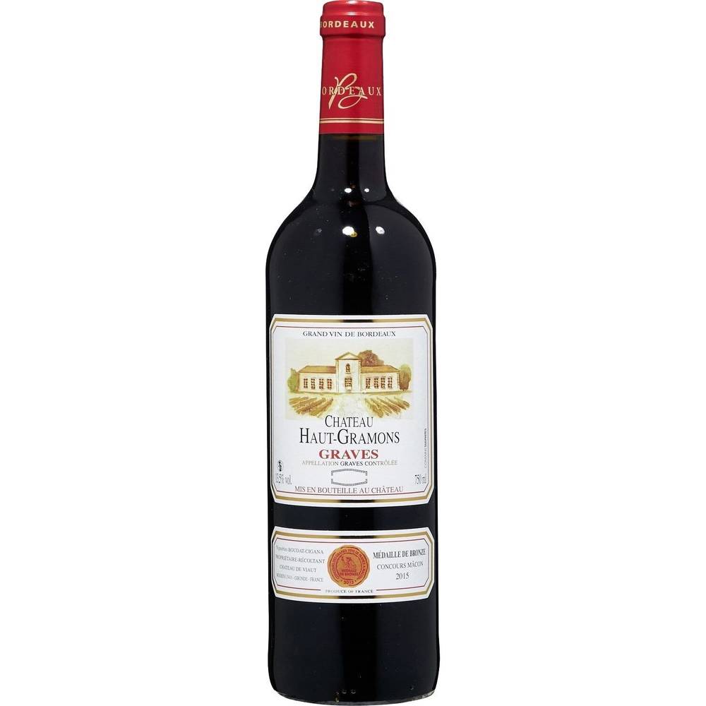 Reflets de France - Vin rouge graves 2012 (750 ml)