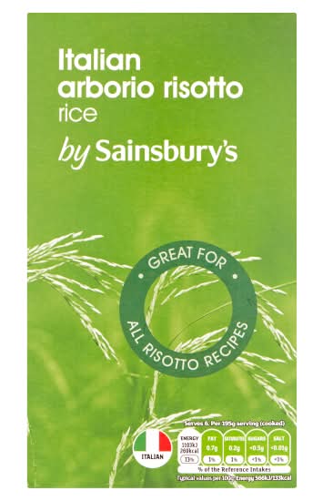 Sainsbury's Italian Arborio Risotto Rice (500g)
