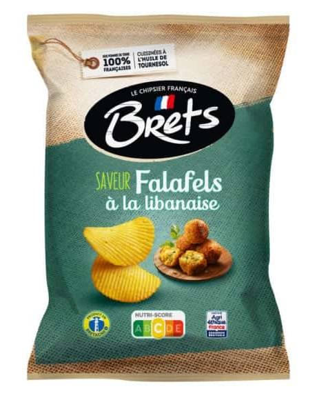 Bret's - Chips de pommes de terre, falafels à la libanaise (125g)