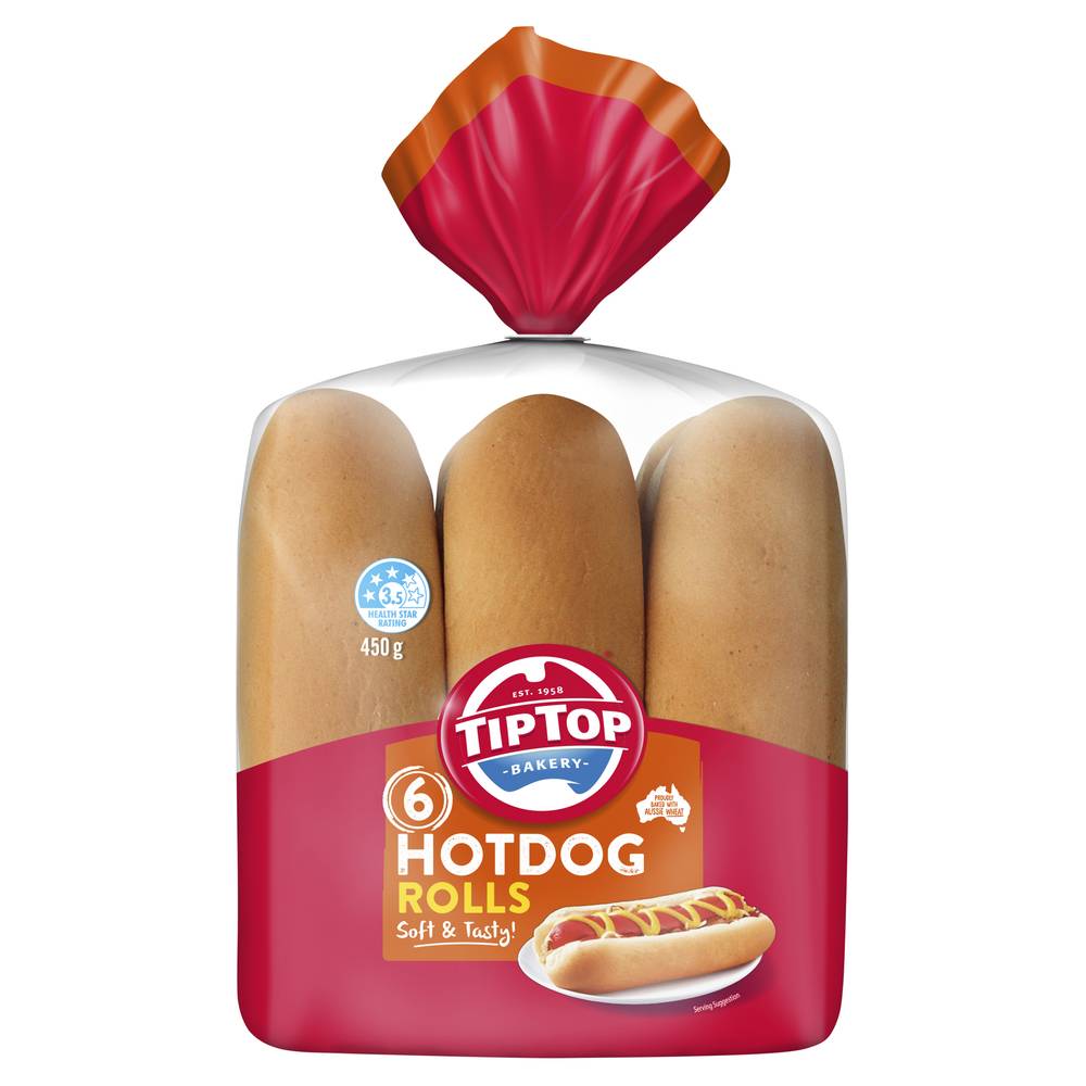 Tip Top Hot Dog Rolls