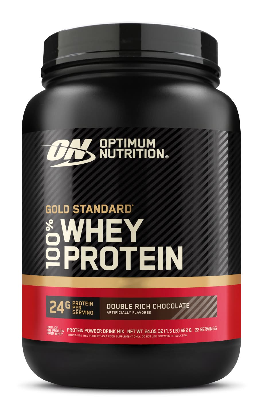Optimum Nutrition · Gold standard 100% whey proteína en polvo - Chocolate (682 g)