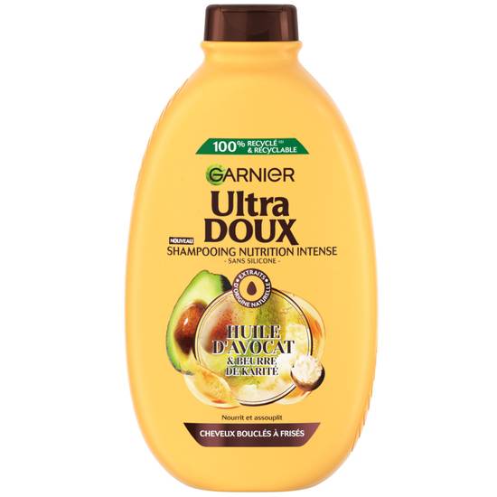 Garnier - Ultra doux shampooing nourrissant avocat karité (400 ml)