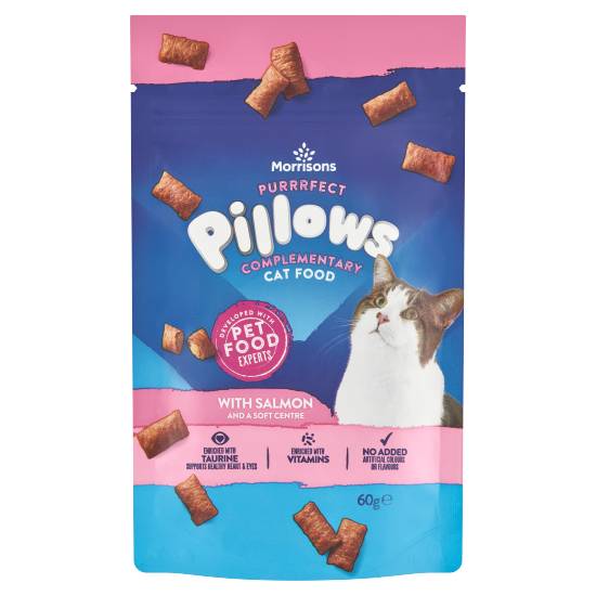 Morrisons Purrfect Pillows With Salmon (60g)