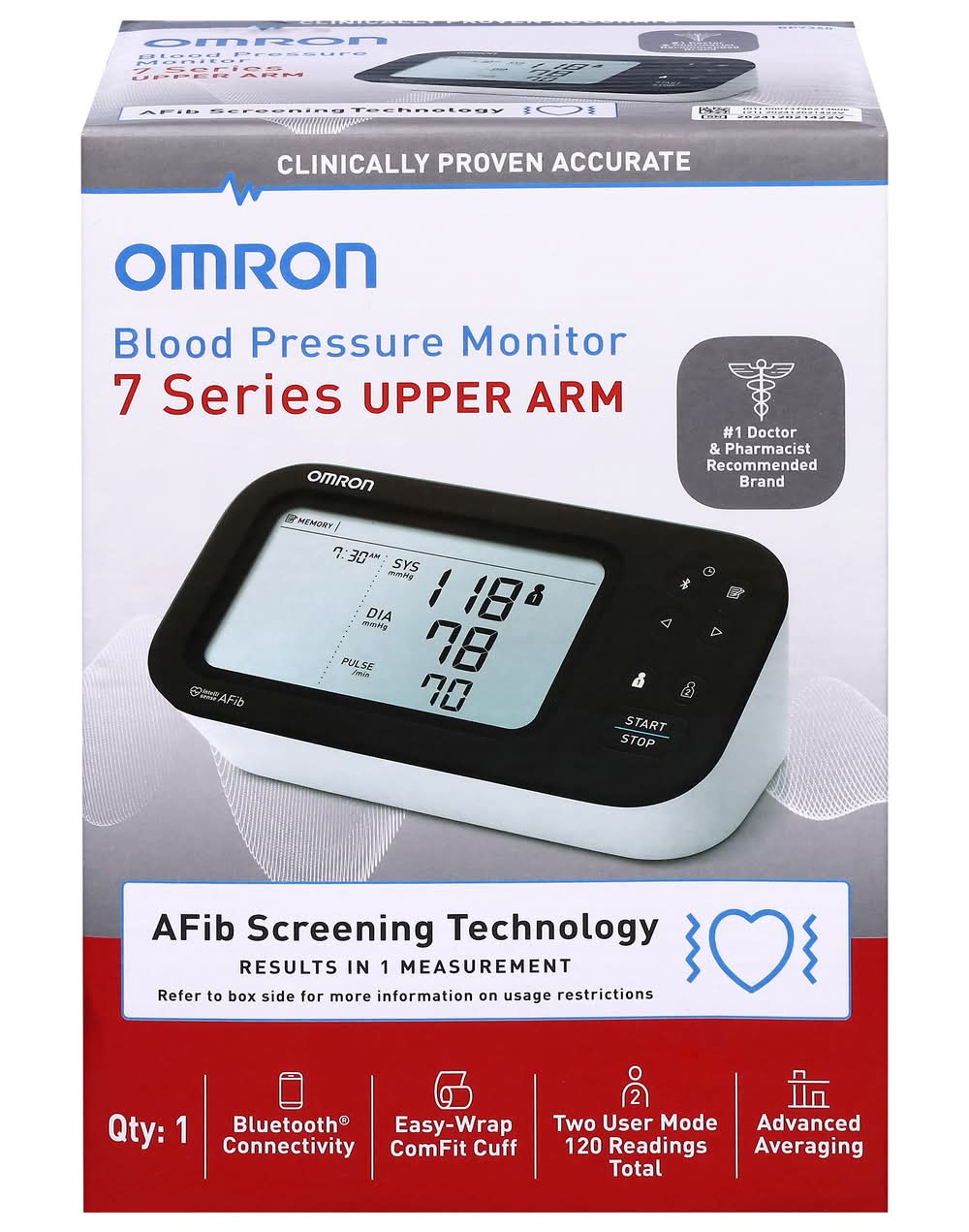 OMRON Series 7 Upper Arm Blood Pressure Monitor