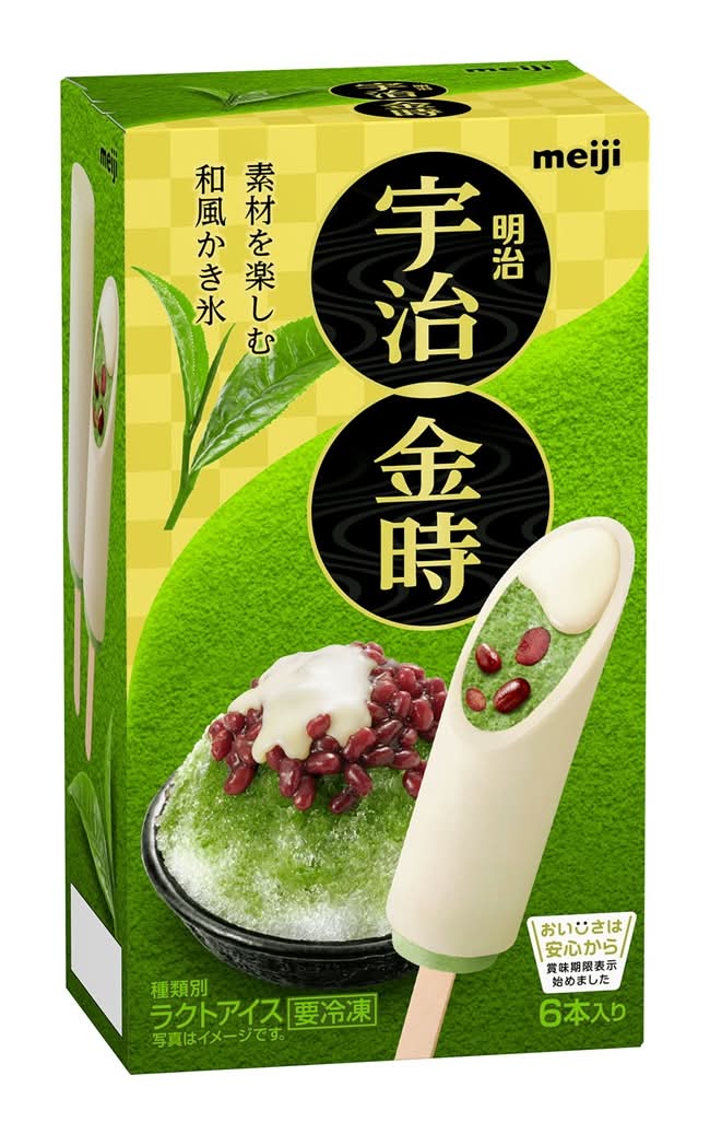 明治 ラクトアイス 宇治金時 (65mL x 6)