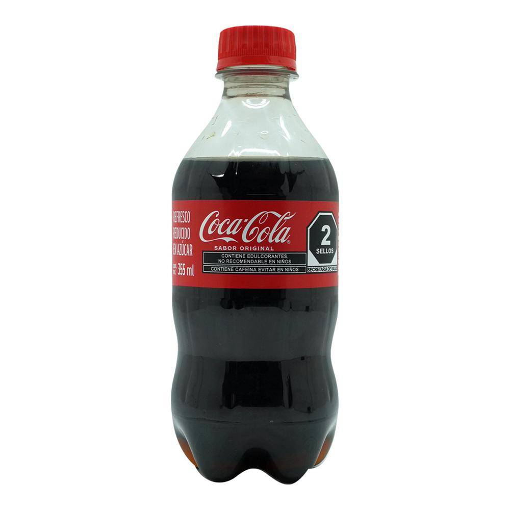 Coca-cola refresco de cola original reducido en azúcar (355 ml)