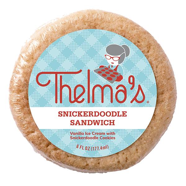 Thelma's Snickerdoodle Ice Cream Sandwich 6oz