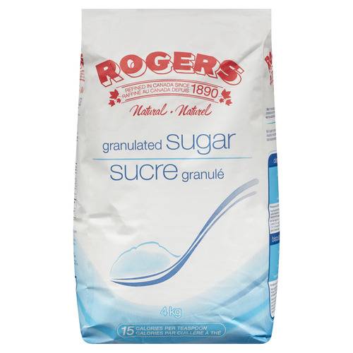 Rogers Granulated White Sugar (4 kg)