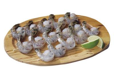 Seafood Service Counter Shrimp Raw Skewer 31 To 40 Ct