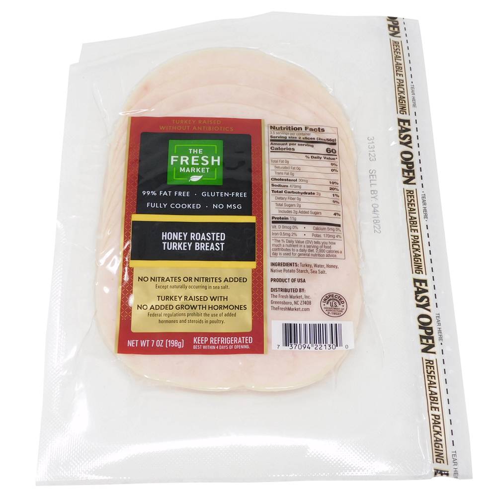 The Fresh Market Tfm Sliced Honey Roasted Turkey (7 oz)