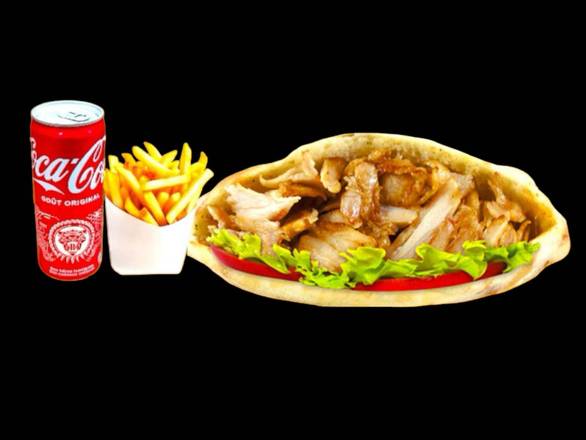 Kebab formule frites+boisson 33cl