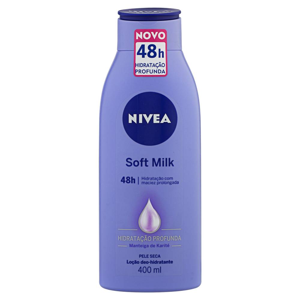 Nivea · Hidratante desodorante soft milk (400 ml)