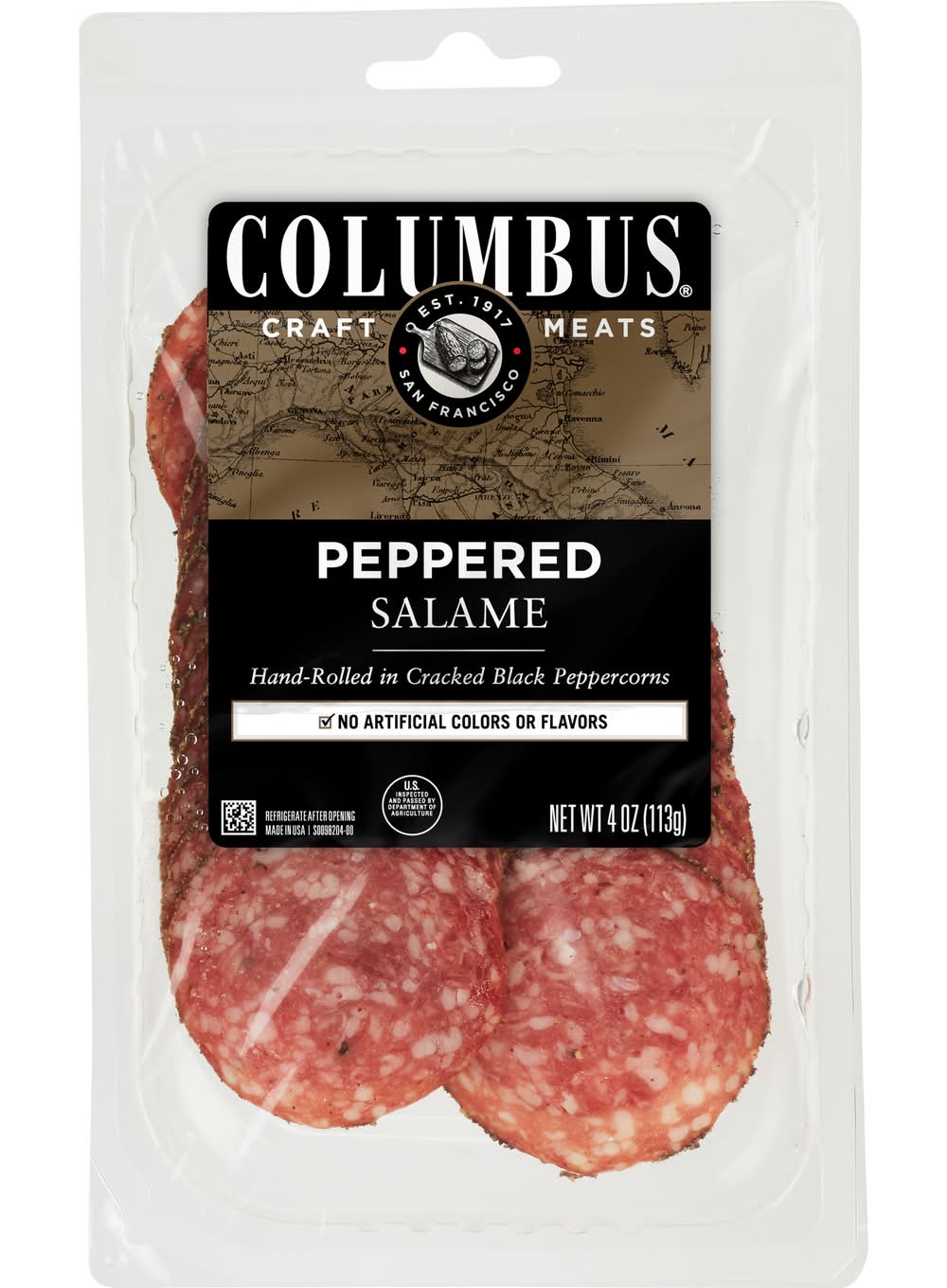 Columbus Salame, Peppered (4 oz)