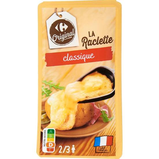 Carrefour Original - Fromage en tranches à raclette