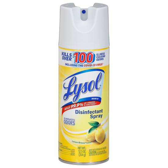 Lysol Brand Iii Lemon Breeze Scent Disinfectant Spray