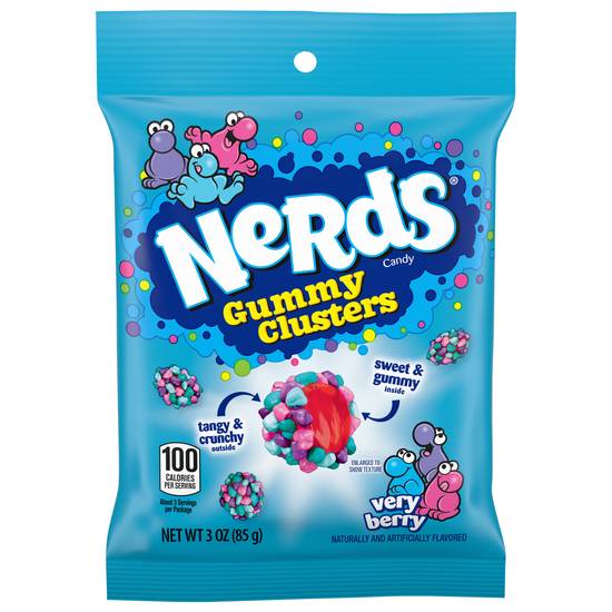 Nerds Gummy Clusters Sweet Candy (very berry)