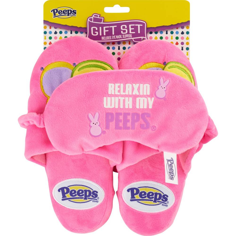 Peeps Slipper & Eye Mask