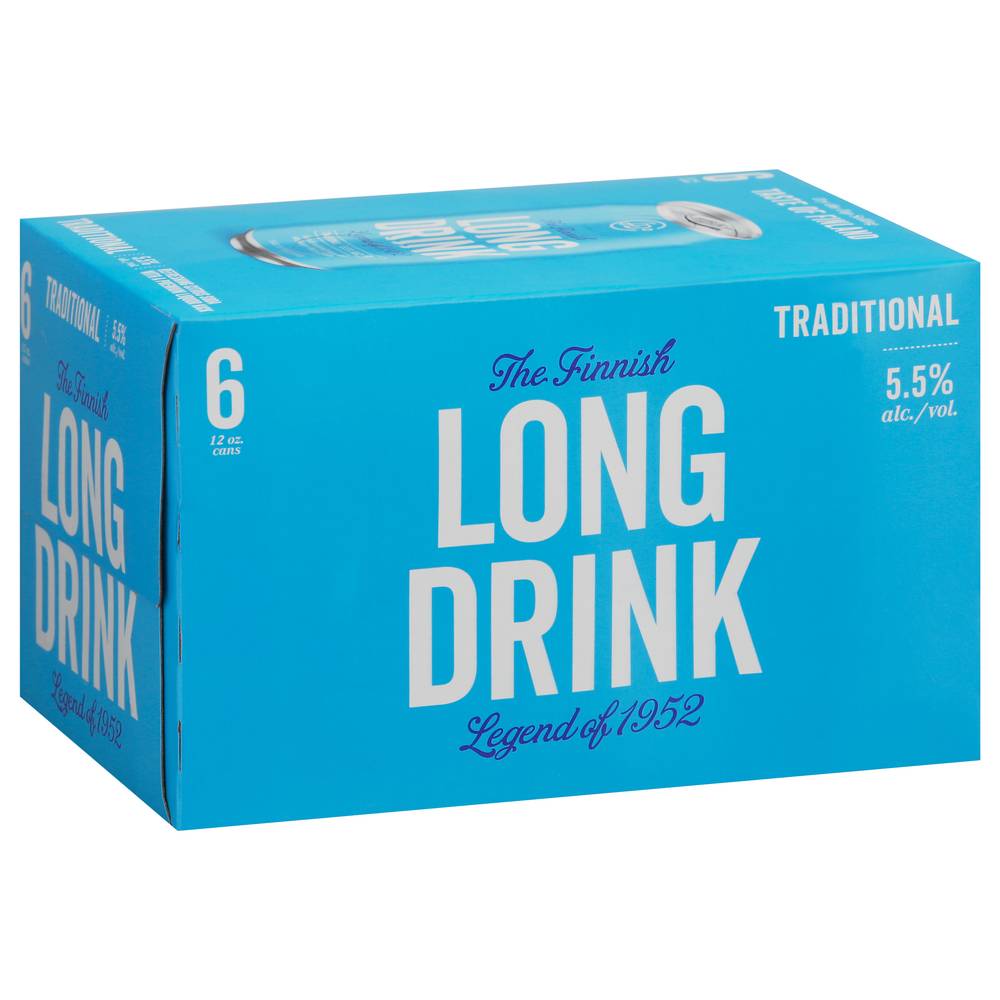 The Finish Long Drink Traditional Citrus Soda (6 pack, 12 fl oz)