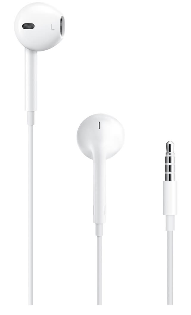 Apple Wired Earpods With Remote & Mic, White
