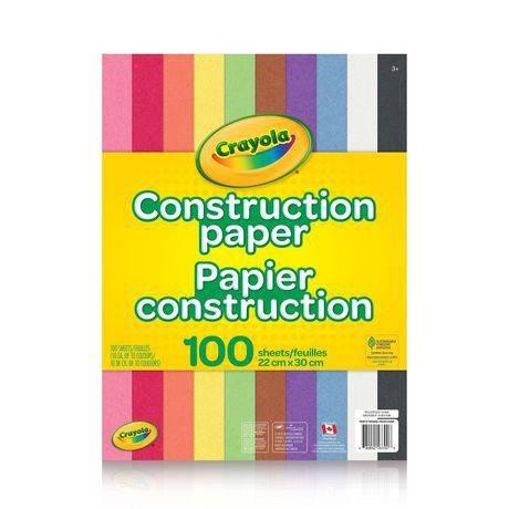 Crayola Construction Paper (100 sheets)