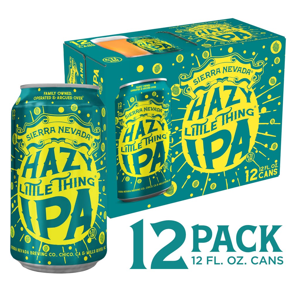 Sierra Nevada Ipa Beer, Hazy Little Thing (12 x 12 fl oz)