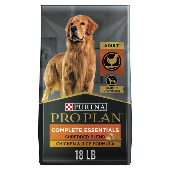 Purina Pro Plan High Protein Dog Food (chicken-rice formula)