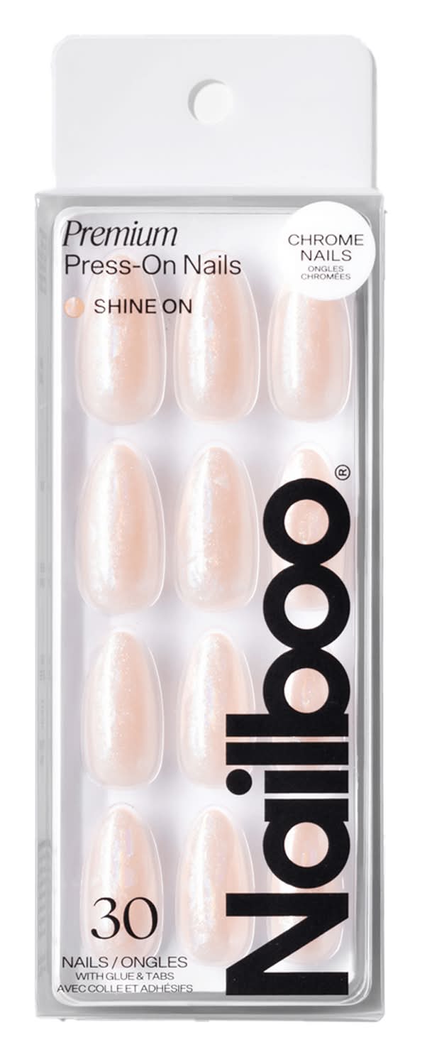 Nailboo Premium Press on Nails, Shine On (30 ct)