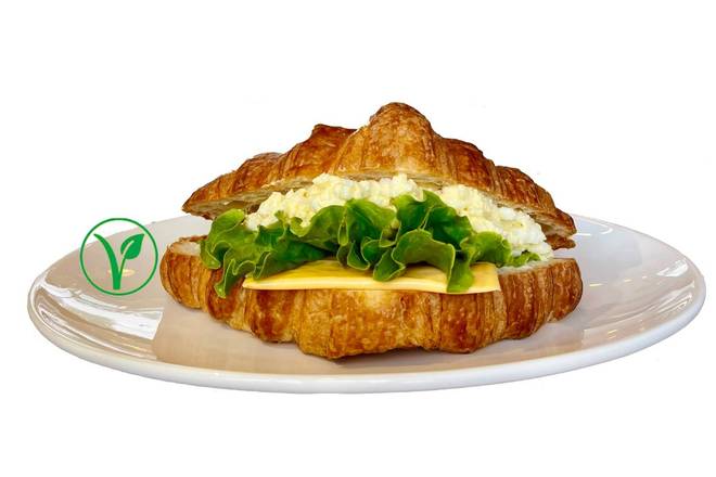 Croissant with Egg Salad