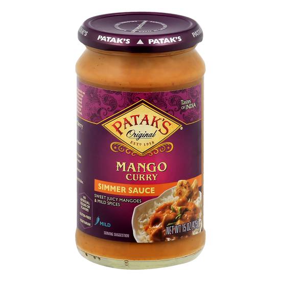 Patak's Original Mango Curry Simmer Sauce