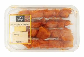 Pincho Moruno de Pollo Marinado Adobado Carrefour 310 g